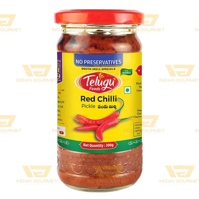 Telugu Foods Red Chilli Pickle 300g